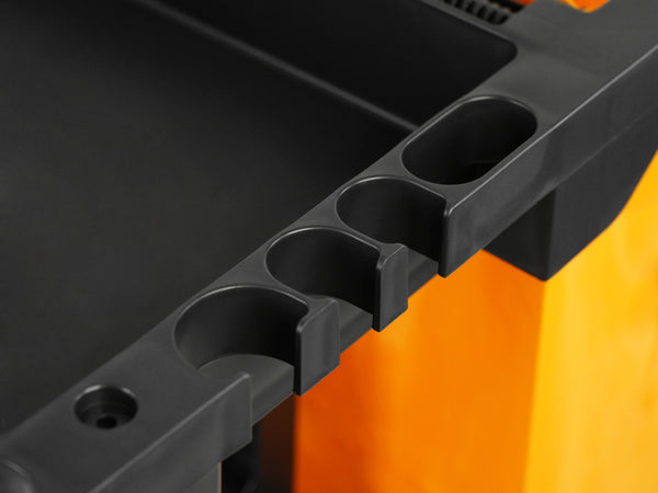 Reinigungswagen schwarz/orange