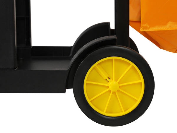 Reinigungswagen schwarz/orange