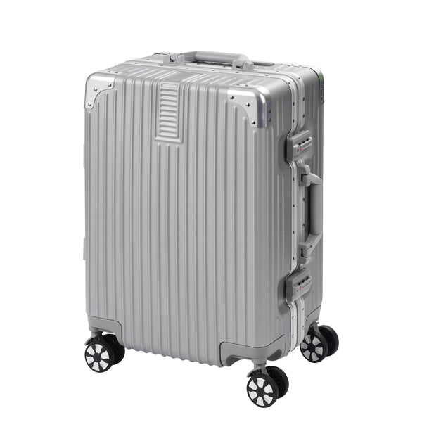 Reisekoffer Hartschalenkoffer LULA Grösse M silber
