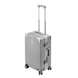 Reisekoffer Hartschalenkoffer LULA Grösse M silber