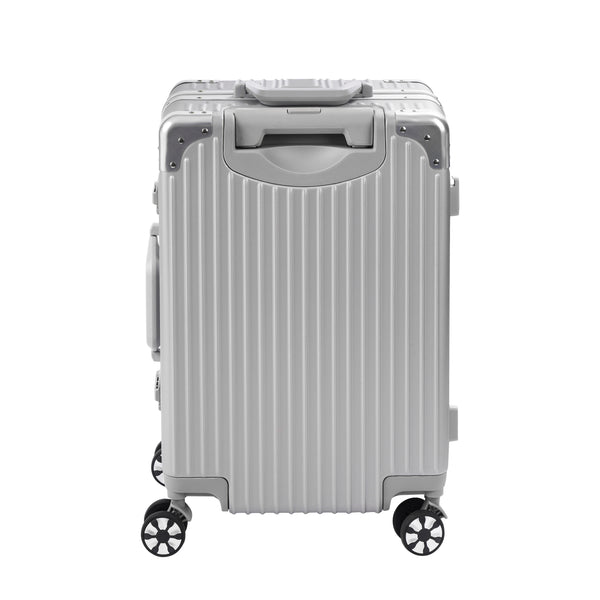 Reisekoffer Hartschalenkoffer LULA Grösse M silber