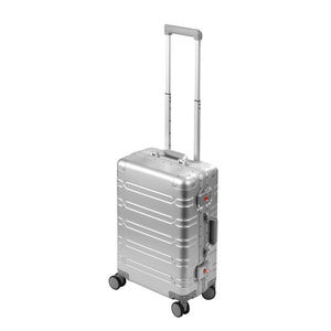 Reisekoffer Aluminium LYRA Grösse M silber
