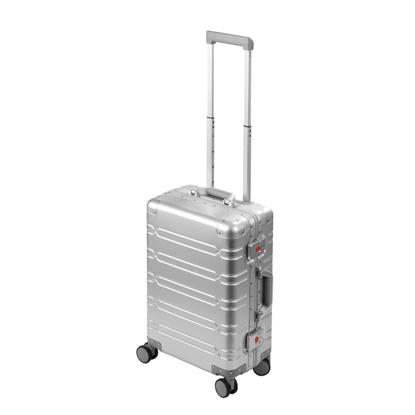Reisekoffer Aluminium LYRA Grösse M silber