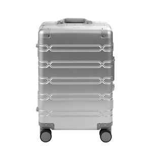 Reisekoffer Aluminium LYRA Grösse M silber