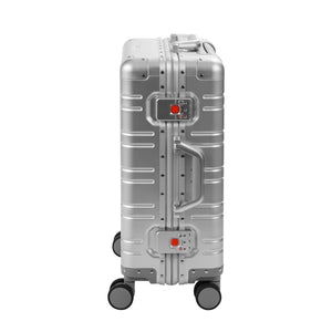 Reisekoffer Aluminium LYRA Grösse M silber