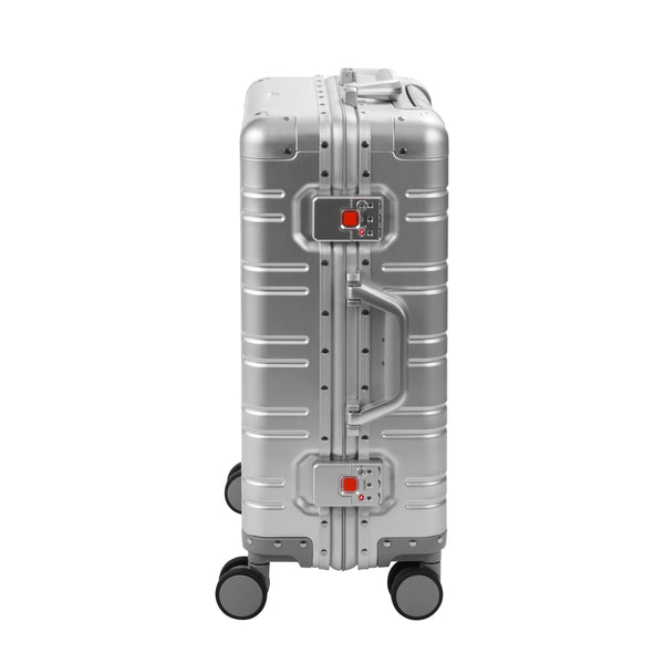 Reisekoffer Aluminium LYRA Grösse M silber