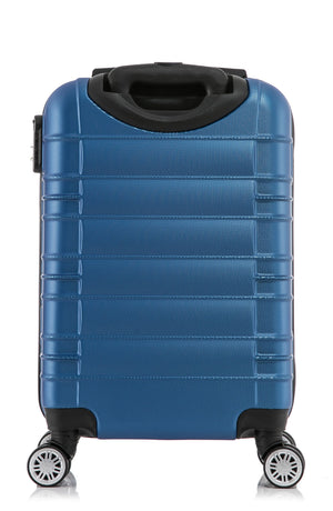ABS Reisekoffer Hartschalenkoffer 5er SET blau