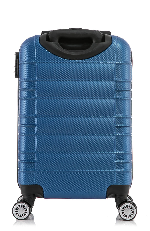 ABS Reisekoffer Hartschalenkoffer 5er SET blau