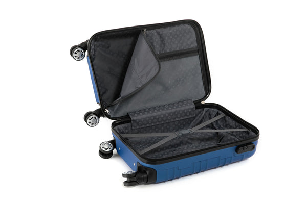 ABS Reisekoffer Hartschalenkoffer 5er SET blau