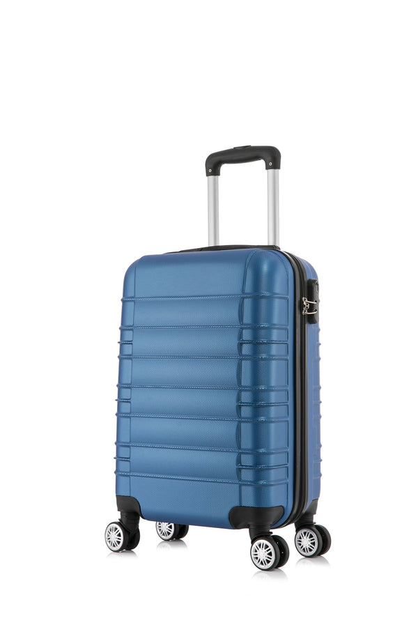 Reisekoffer Hartschalenkoffer 3er SET blau