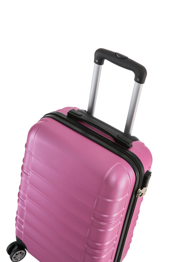 Reisekoffer Hartschalenkoffer 3er SET pink