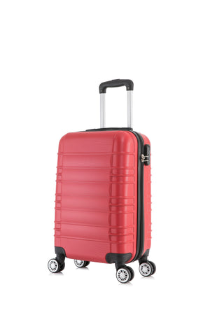 Reisekoffer Hartschalenkoffer 3er SET rot