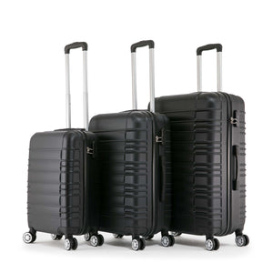 Reisekoffer Hartschalenkoffer 3er SET schwarz
