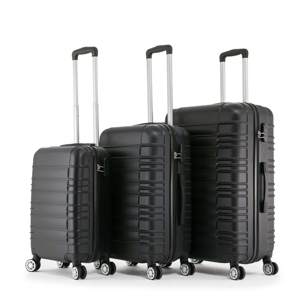 Reisekoffer Hartschalenkoffer 3er SET schwarz