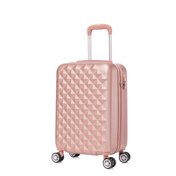 Reisekoffer Hartschalenkoffer AMY 3er Set roségold