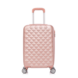 Reisekoffer Hartschalenkoffer AMY 3er Set roségold