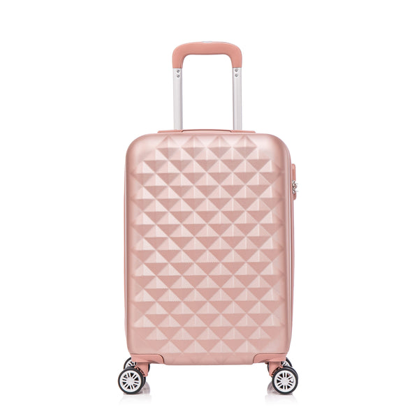 Reisekoffer Hartschalenkoffer AMY 3er Set roségold