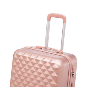 Reisekoffer Hartschalenkoffer AMY 3er Set roségold