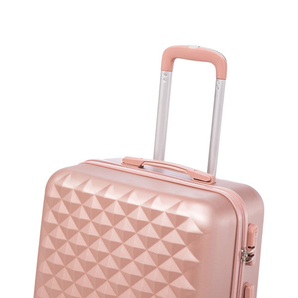 Reisekoffer Hartschalenkoffer AMY 3er Set roségold