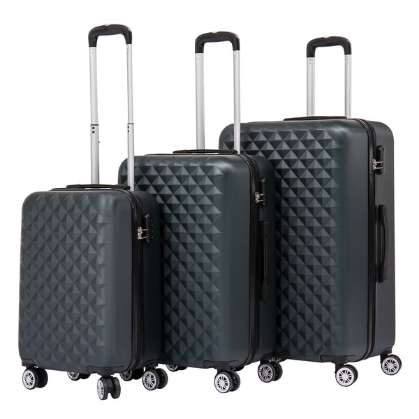 Reisekoffer Hartschalenkoffer AMY 3er Set smaragd