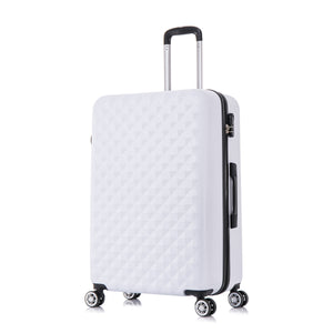Reisekoffer Hartschalenkoffer AMY 3er Set weiss