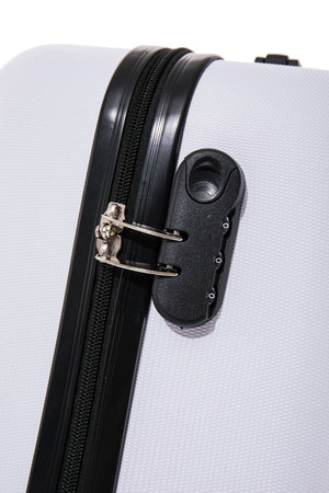 Reisekoffer Hartschalenkoffer AMY 3er Set weiss