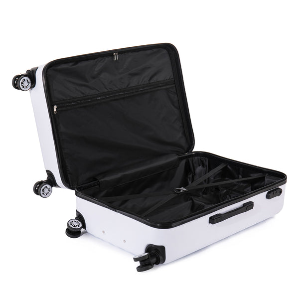 Reisekoffer Hartschalenkoffer AMY 3er Set weiss