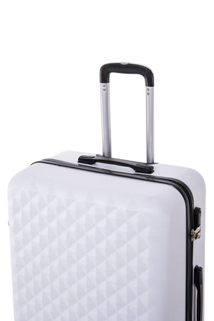 Reisekoffer Hartschalenkoffer AMY 5er Set weiss