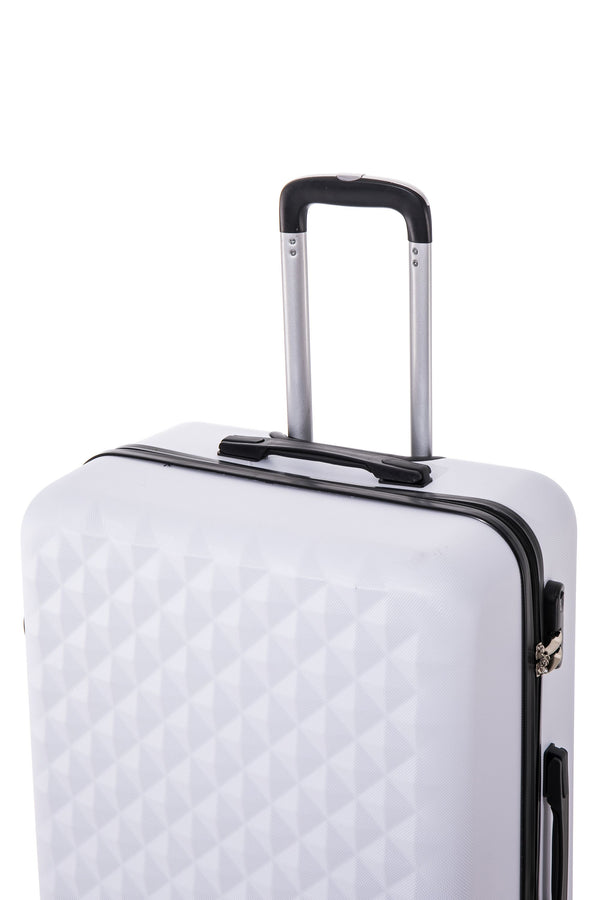 Reisekoffer Hartschalenkoffer AMY 5er Set weiss