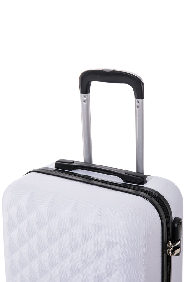 Reisekoffer Hartschalenkoffer AMY Grösse M weiss