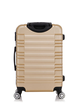 Reisekoffer Hartschalenkoffer AVA 3er Set champagner