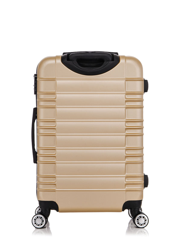 Reisekoffer Hartschalenkoffer AVA 3er Set champagner