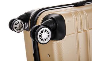 Reisekoffer Hartschalenkoffer AVA 3er Set champagner