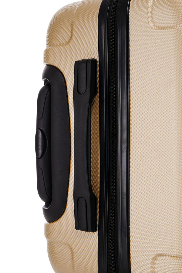Reisekoffer Hartschalenkoffer AVA 3er Set champagner