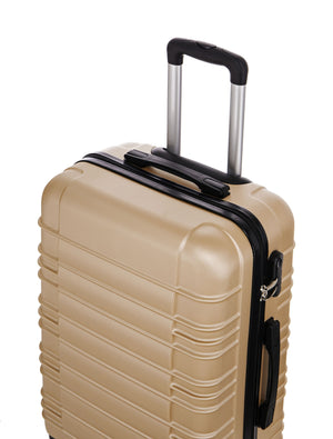 Reisekoffer Hartschalenkoffer AVA 4er Set champagner
