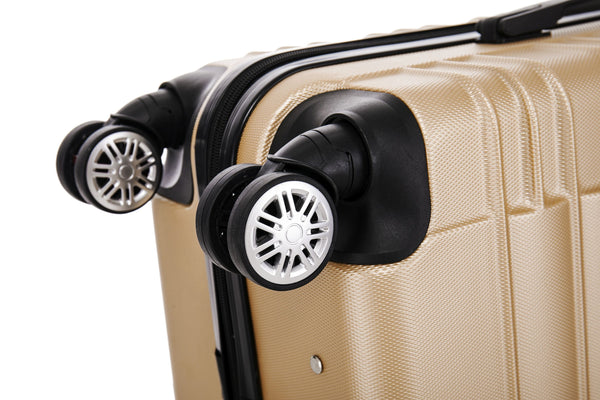 Reisekoffer Hartschalenkoffer AVA 5er Set champagner