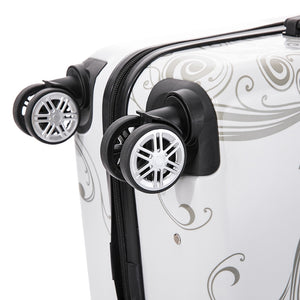 Reisekoffer Hartschalenkoffer BUTTERFLY 3er Set