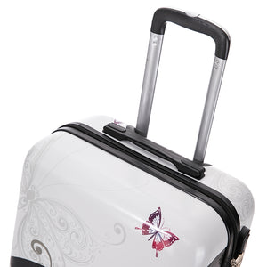 Reisekoffer Hartschalenkoffer BUTTERFLY 3er Set