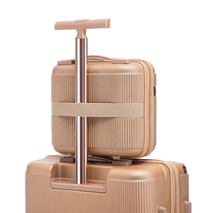 Reisekoffer Hartschalenkoffer CELENA 6er Set champagner