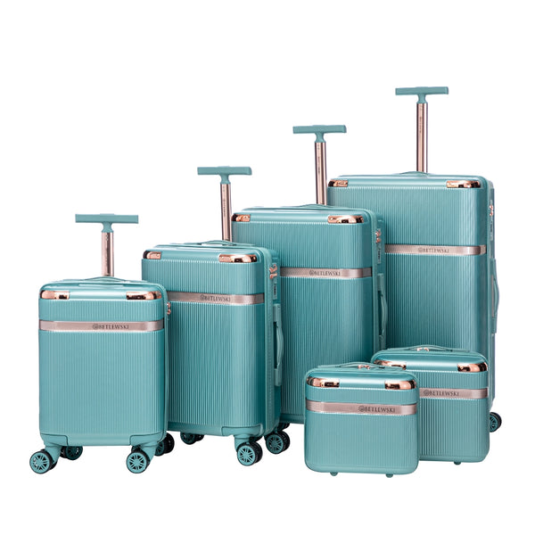 Reisekoffer Hartschalenkoffer CELENA 6er Set mint
