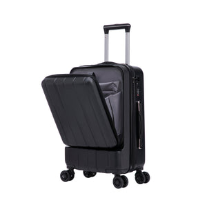 Reisekoffer Hartschalenkoffer mit Laptopfach DRAKE Grösse M schwarz