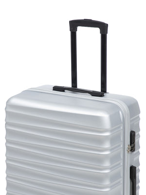Reisekoffer Hartschalenkoffer DUNE Grösse XL silber
