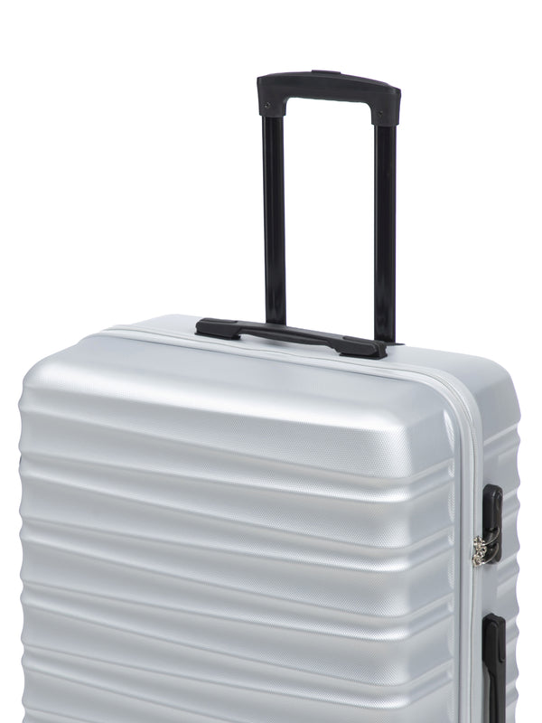 Reisekoffer Hartschalenkoffer DUNE Grösse XL silber