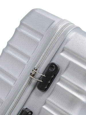 Reisekoffer Hartschalenkoffer DUNE Grösse XL silber