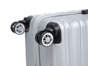 Reisekoffer Hartschalenkoffer DUNE Grösse XL silber