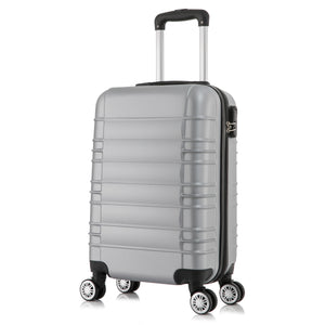 Reisekoffer Hartschalenkoffer Grösse XL silber