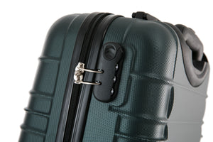 Reisekoffer Hartschalenkoffer 3er SET Smaragd