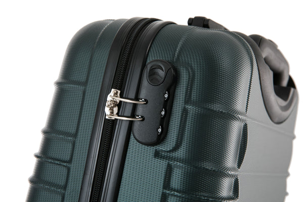 Reisekoffer Hartschalenkoffer 3er SET Smaragd