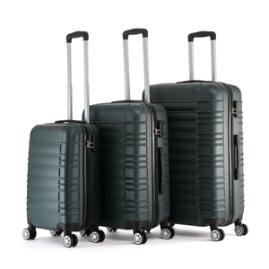 Reisekoffer Hartschalenkoffer 3er SET Smaragd