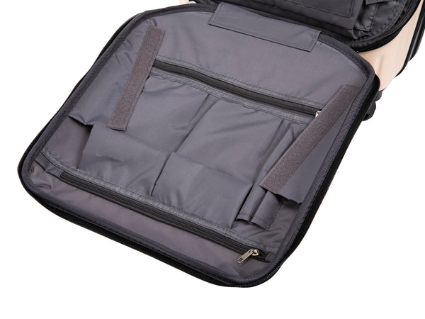 Reisekoffer Hartschalenkoffer mit Laptopfach LIMMA Grösse M beige